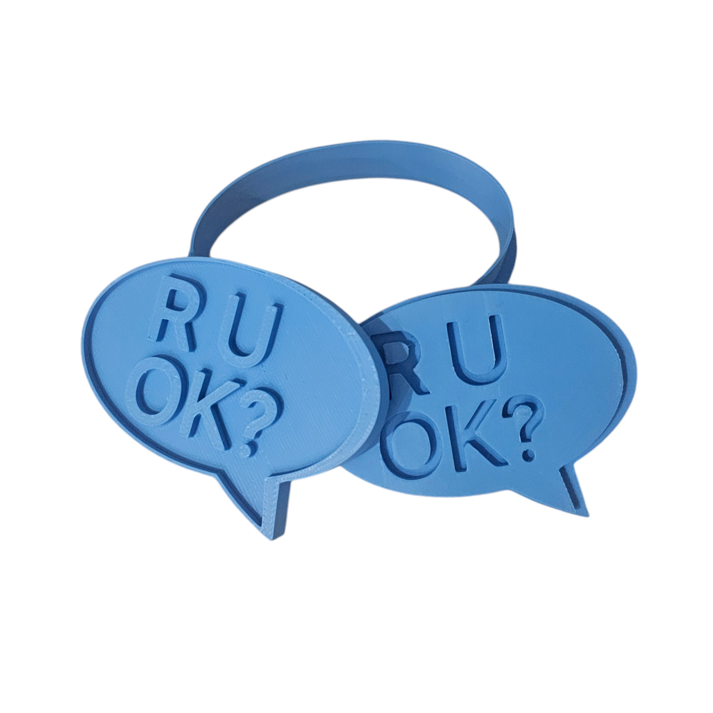 R U OK cookie cutter