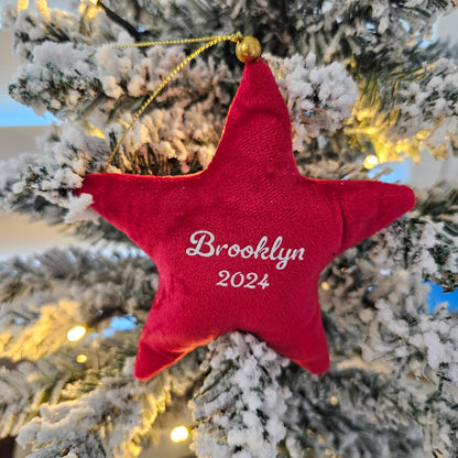 Personalised Plush star